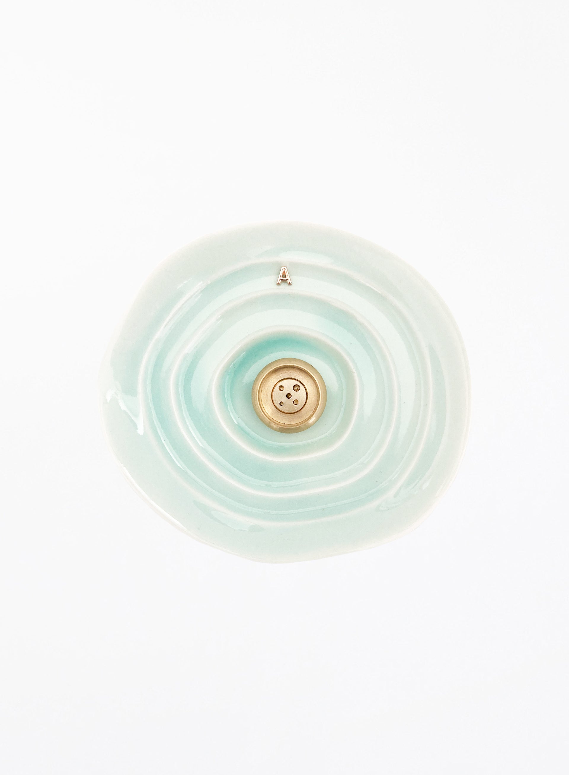 Blue Ceramic Incense Holder 