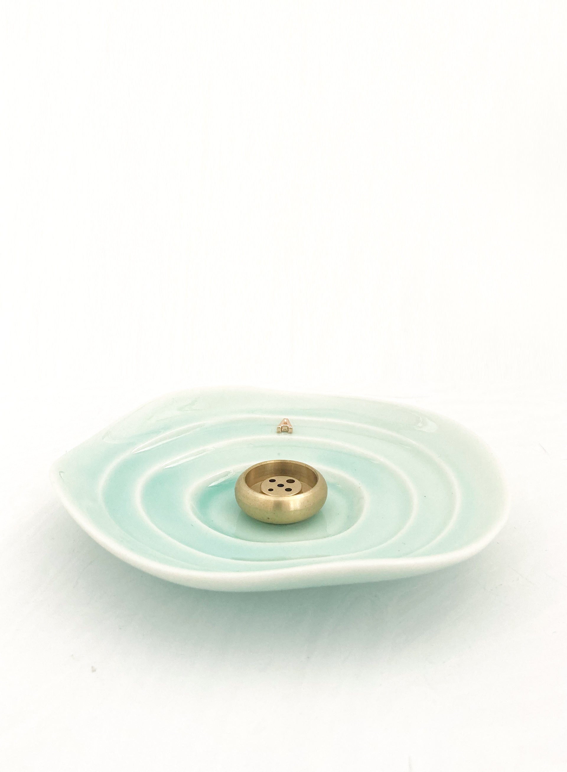 Blue Ceramic Incense Holder 