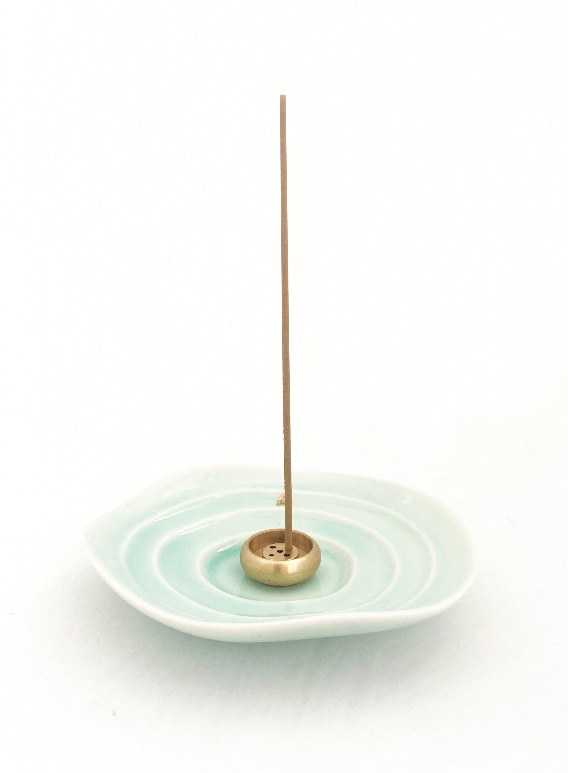 Blue Ceramic Incense Holder 