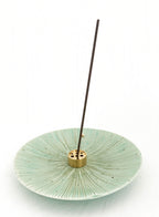 Green Ceramic Incense Holder 