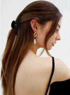 Black Acetate Hairclaw