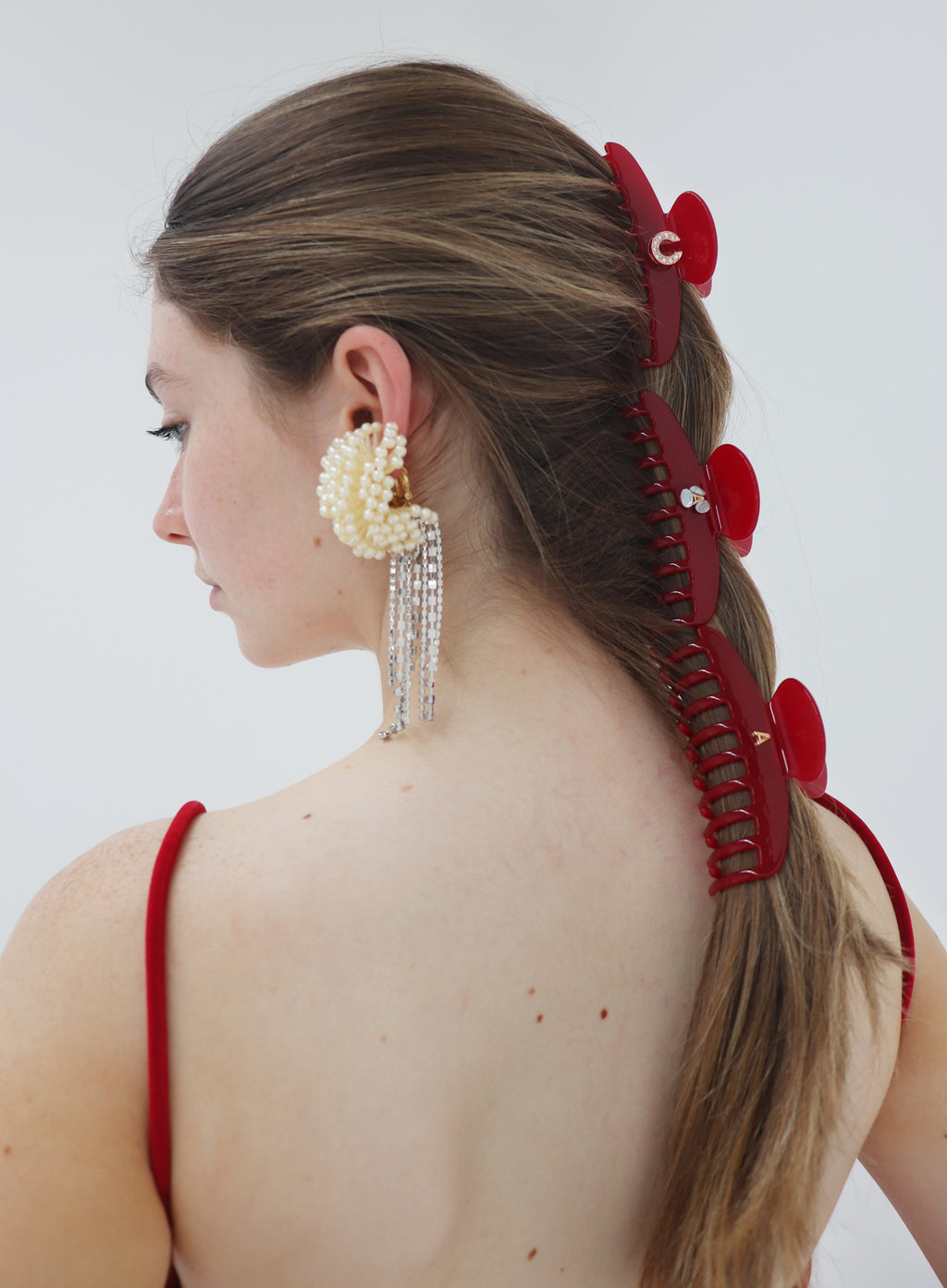 Red Acetate Hairclaw