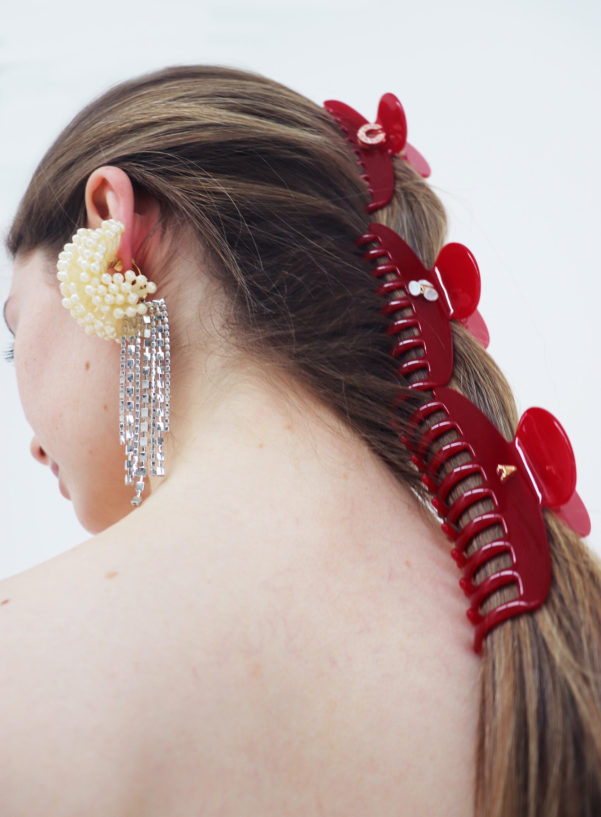 Red Acetate Hairclaw