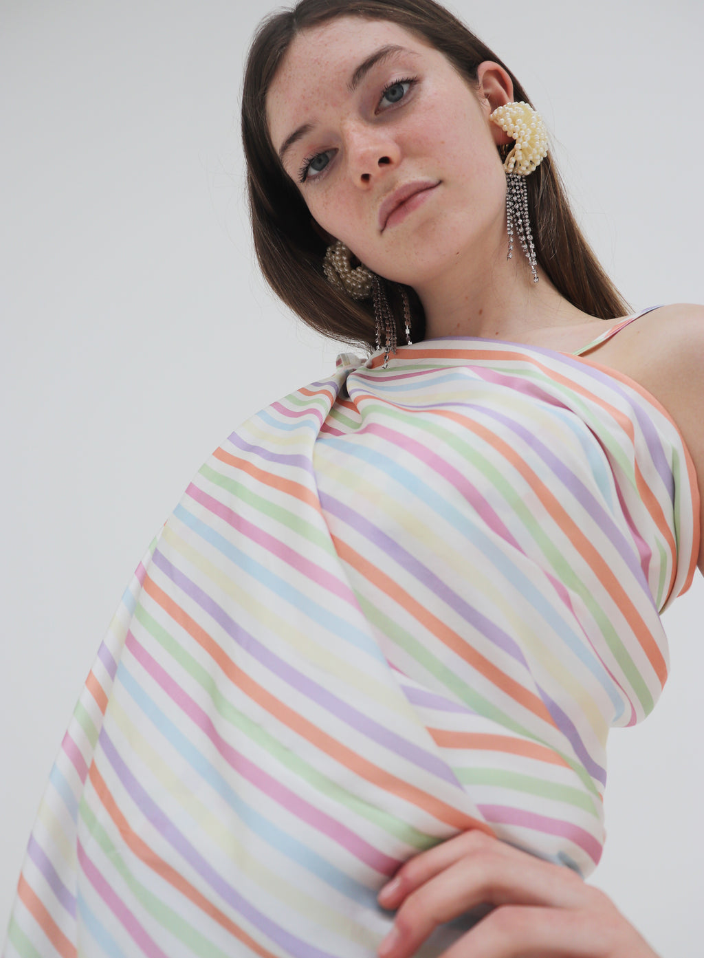 Stripe Silk Pareo