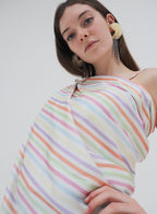 Stripe Silk Pareo