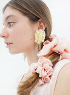 Pink Silk Scrunchie Set