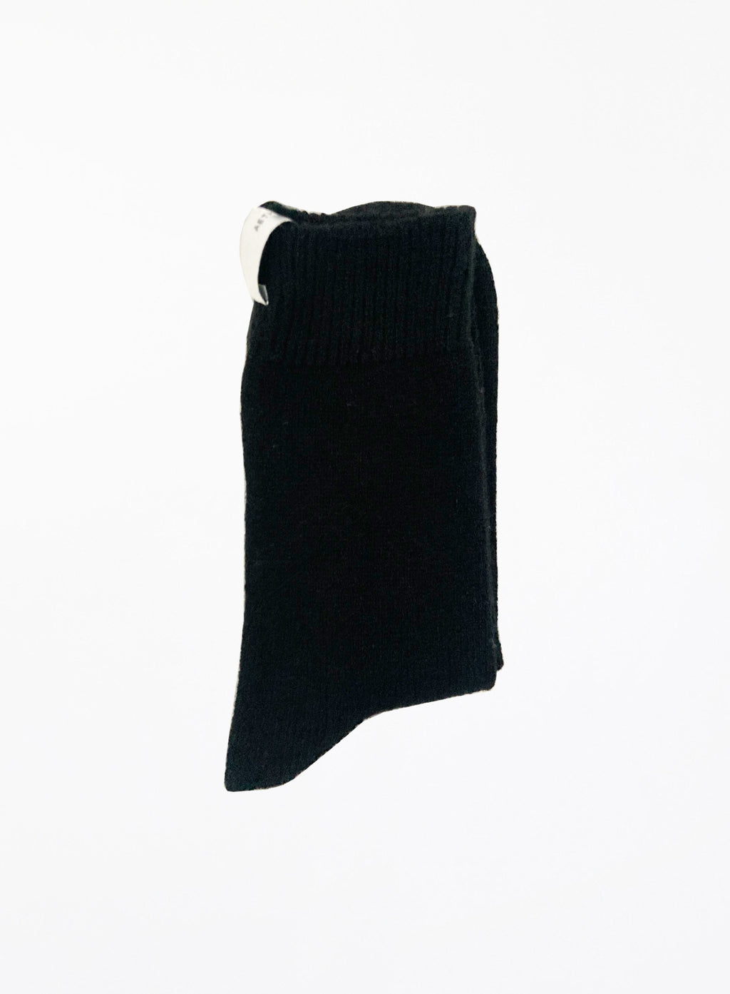 black winter wool socks